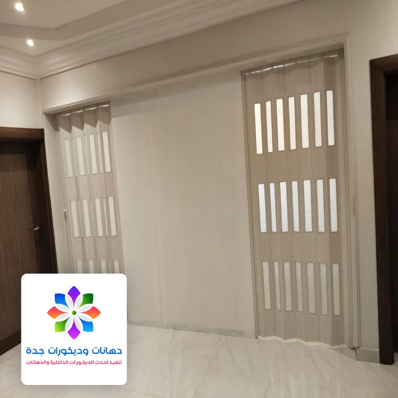 ابواب اكورديون حديثة جدة