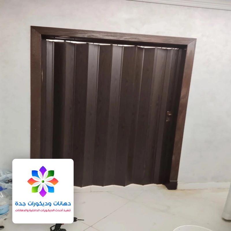 تركيب باب اكورديون للحمام جده