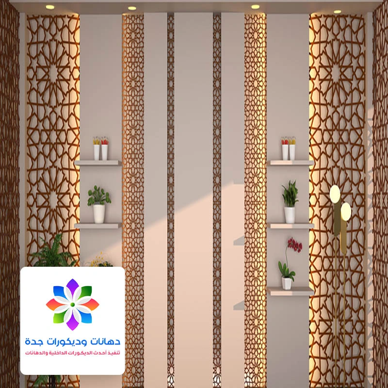 ديكورات خشب مفرغ جدة