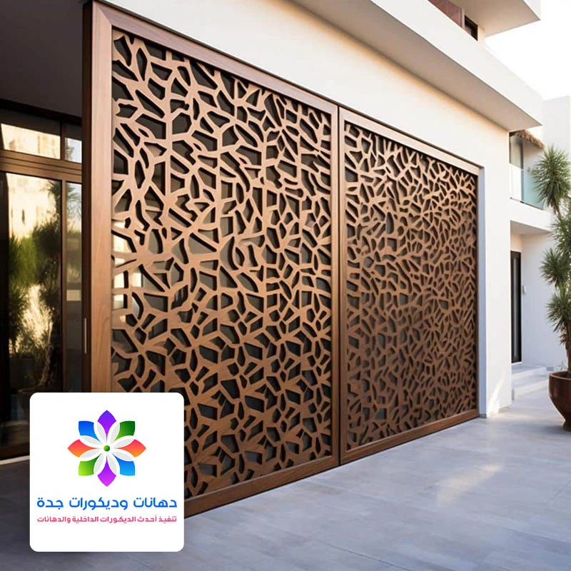 ديكورات خشب مفرغ جدة
