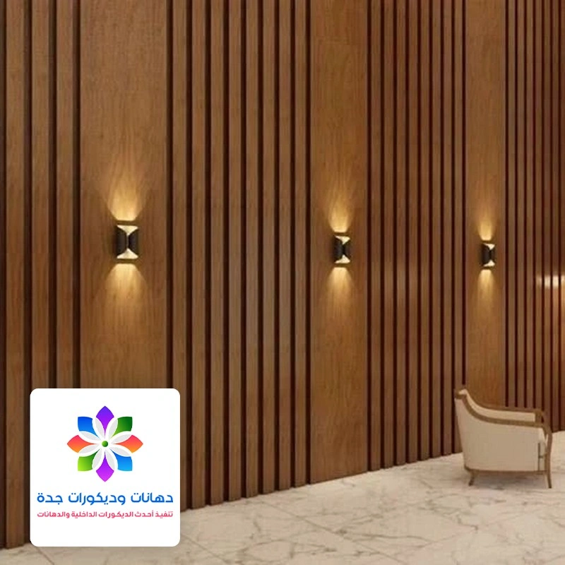 تكسيات خشب للمداخل جدة